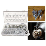 Maxbell 250 Pieces Split Pins Cotter Pins R Shaped Sturdy for Automobile Marine