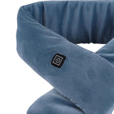Maxbell Electric Neck Heating Pad USB Powered Soft Washable Thermal for Winter Blue