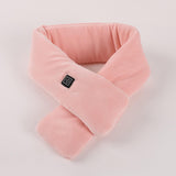 Maxbell Electric Neck Heating Pad USB Powered Soft Washable Thermal for Winter Pink