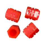 Maxbell Dust Caps Stem Covers Fashion Fluorescent for Motorbike Car Trucks Red