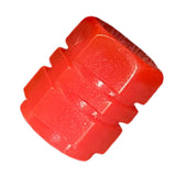 Maxbell Dust Caps Stem Covers Fashion Fluorescent for Motorbike Car Trucks Red