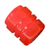 Maxbell Dust Caps Stem Covers Fashion Fluorescent for Motorbike Car Trucks Red