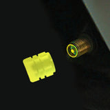 Maxbell Dust Caps Stem Covers Fashion Fluorescent for Motorbike Car Trucks Yellow