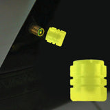 Maxbell Dust Caps Stem Covers Fashion Fluorescent for Motorbike Car Trucks Yellow