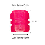 Maxbell Dust Caps Stem Covers Fashion Fluorescent for Motorbike Car Trucks Pink