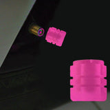 Maxbell Dust Caps Stem Covers Fashion Fluorescent for Motorbike Car Trucks Pink