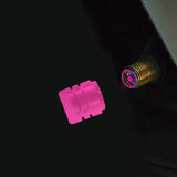 Maxbell Dust Caps Stem Covers Fashion Fluorescent for Motorbike Car Trucks Pink