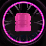 Maxbell Dust Caps Stem Covers Fashion Fluorescent for Motorbike Car Trucks Pink