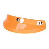 Maxbell Helmet Visor 3 Snap for Helmets with 3 Buttons Half Helmets Parts Orange