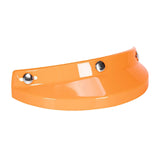 Maxbell Helmet Visor 3 Snap for Helmets with 3 Buttons Half Helmets Parts Orange