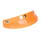 Maxbell Helmet Visor 3 Snap for Helmets with 3 Buttons Half Helmets Parts Orange