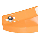 Maxbell Helmet Visor 3 Snap for Helmets with 3 Buttons Half Helmets Parts Orange