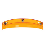 Maxbell Helmet Visor 3 Snap for Helmets with 3 Buttons Half Helmets Parts Transparent Orange