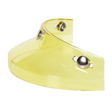 Maxbell Helmet Visor 3 Snap for Helmets with 3 Buttons Half Helmets Parts Transparent Yellow