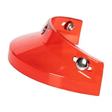 Maxbell Helmet Visor 3 Snap for Helmets with 3 Buttons Half Helmets Parts Transparent Red