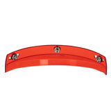 Maxbell Helmet Visor 3 Snap for Helmets with 3 Buttons Half Helmets Parts Transparent Red