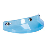 Maxbell Helmet Visor 3 Snap for Helmets with 3 Buttons Half Helmets Parts Transparent Blue