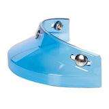 Maxbell Helmet Visor 3 Snap for Helmets with 3 Buttons Half Helmets Parts Transparent Blue