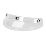 Maxbell Helmet Visor 3 Snap for Helmets with 3 Buttons Half Helmets Parts Transparent