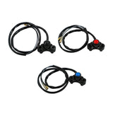 Maxbell Maxbell Universal Motorcycle Handlebar Switch for Motorbike Light Bar ATV Black