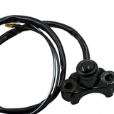 Maxbell Maxbell Universal Motorcycle Handlebar Switch for Motorbike Light Bar ATV Black