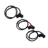 Maxbell Maxbell Universal Motorcycle Handlebar Switch for Motorbike Light Bar ATV Black