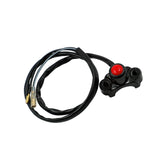 Maxbell Maxbell Universal Motorcycle Handlebar Switch for Motorbike Light Bar ATV Red