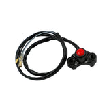 Maxbell Maxbell Universal Motorcycle Handlebar Switch for Motorbike Light Bar ATV Red