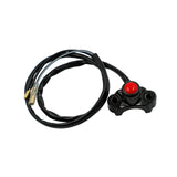 Maxbell Maxbell Universal Motorcycle Handlebar Switch for Motorbike Light Bar ATV Red