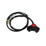 Maxbell Maxbell Universal Motorcycle Handlebar Switch for Motorbike Light Bar ATV Red