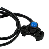 Maxbell Maxbell Universal Motorcycle Handlebar Switch for Motorbike Light Bar ATV Blue