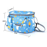 Maxbell Maxbell Trunk Organizer with Lid Oxford Cloth for Commuting Express Delivery happy bear