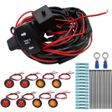 Maxbell Maxbell Turn signal Harness Harness for ATV Accessories High Performance Vertical Green Light