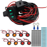 Maxbell Maxbell Turn signal Harness Harness for ATV Accessories High Performance Vertical Green Light