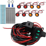 Maxbell Maxbell Turn signal Harness Harness for ATV Accessories High Performance Vertical Green Light