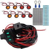 Maxbell Maxbell Turn signal Harness Harness for ATV Accessories High Performance Vertical Green Light