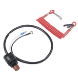 Maxbell Maxbell Flameout Switch Key Lanyard Red Safety Tether Lanyard for Boat Outboard