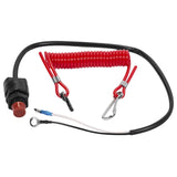 Maxbell Maxbell Flameout Switch Key Lanyard Red Safety Tether Lanyard for Boat Outboard