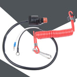 Maxbell Maxbell Flameout Switch Key Lanyard Red Safety Tether Lanyard for Boat Outboard