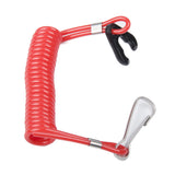 Maxbell Maxbell Flameout Switch Key Lanyard Red Safety Tether Lanyard for Boat Outboard