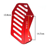 Maxbell 2x Electrocar Front Foot Pedals Pads for Mqis Premium Spare Parts Red