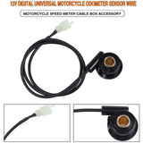 Maxbell Maxbell 12V Digital Motorcycle Speed Meter Sensor Wire Spare Parts Direct Replaces