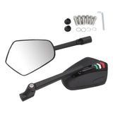 Maxbell 2Pcs Motorcycle Rearview Mirror Replaces Spare Parts Easy Install