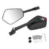 Maxbell 2Pcs Motorcycle Rearview Mirror Replaces Spare Parts Easy Install