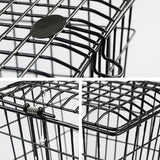 Maxbell Metal Wire Rear Bike Basket Easy Installation for Most Rear Bike Racks