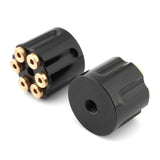 Maxbell 2x Solo Seat Mounting Nuts Accessories Assembly for Harley Road King Black