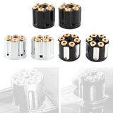 Maxbell 2x Solo Seat Mounting Nuts Accessories Assembly for Harley Road King Black