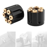 Maxbell 2x Solo Seat Mounting Nuts Accessories Assembly for Harley Road King Black