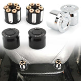 Maxbell 2x Solo Seat Mounting Nuts Accessories Assembly for Harley Road King Black