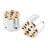 Maxbell 2x Solo Seat Mounting Nuts Accessories Assembly for Harley Road King Argent